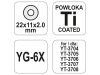 YATO Csempevágó kerék 22 x 11 x 2 mm YT-3705, YT-3706, YT-3707, YT-3708 csempevágóhoz