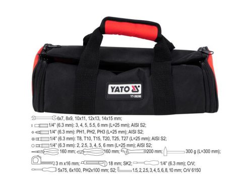 YATO Szerszámkészlet 44 részes 1/4" CrV