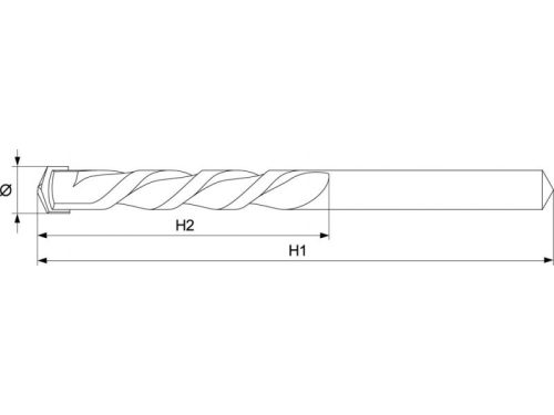 YATO Kőzetfúró 14 x 180/120 mm hengeres