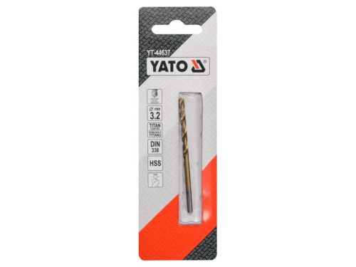 YATO Csigafúró 3,2 x 65/36 mm HSS-TiN