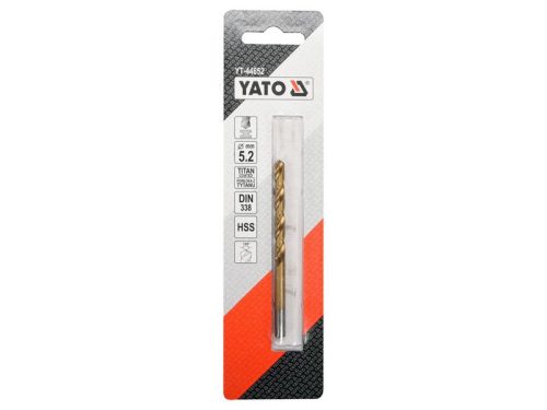 YATO Csigafúró 5,2 x 86/52 mm HSS TiN