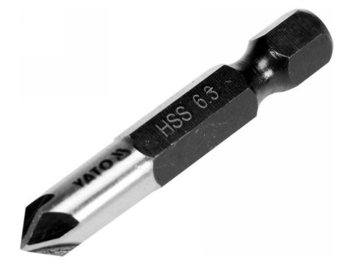 YATO Kúpos süllyesztő fémre 6,3 mm bit befogású HSS