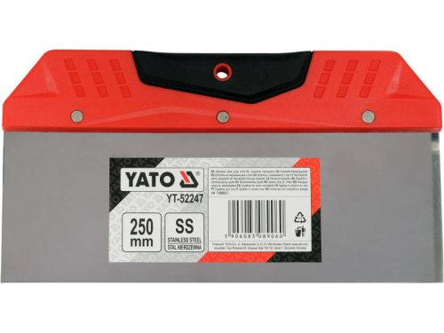 YATO Japán spakli 250 mm inox