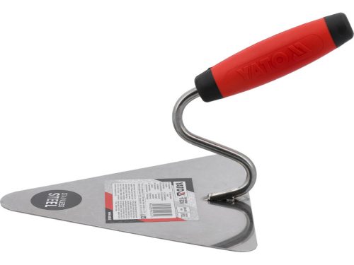 YATO Kőműves kanál 190 x 200 mm inox lágy fogantyús
