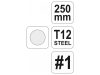 YATO Kerek reszelő 250 mm / #1 durva