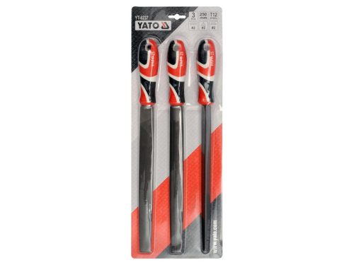 YATO Reszelő készlet 3 részes 250 mm