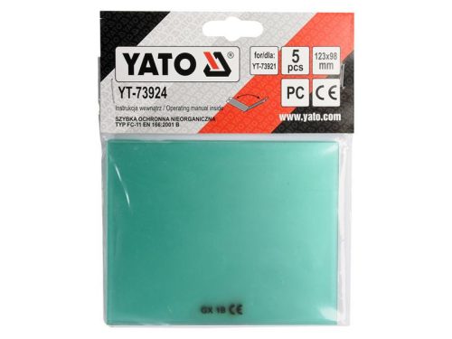 YATO Hegesztőüveg 123 x 98 mm (5 db)