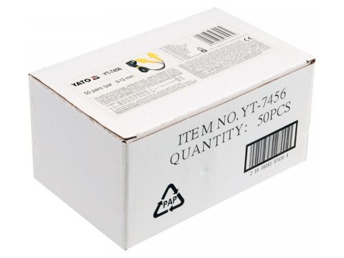 YATO Füldugó zsinóros 8-12 mm (50 pár)