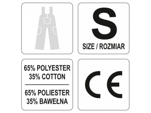 YATO Munkavédelmi kertésznadrág S-es méret 7 zsebes Dan
