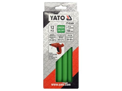 YATO Ragasztópatron 7 x 100 mm zöld (12 db)