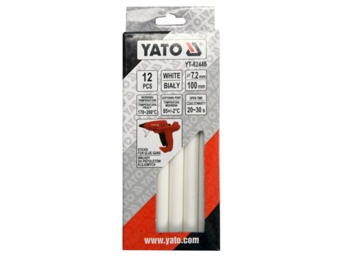 YATO Ragasztópatron 7 x 100 mm fehér (12 db)