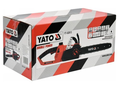 YATO Akkus láncfűrész 350 mm 2 x 18 V (akku és töltő nélkül)