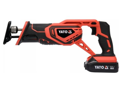 YATO Akkus szablyafűrész 18 V Li-Ion (1 x 2,0 Ah akku + töltő)
