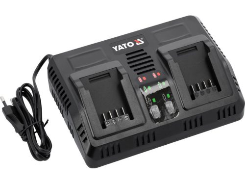 YATO Dupla akkumulátor töltő gépekhez 4,0 A 18 V