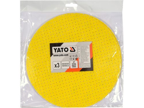 YATO Tépőzáras perforált csiszolópapír 225 mm / P60 (3 db)