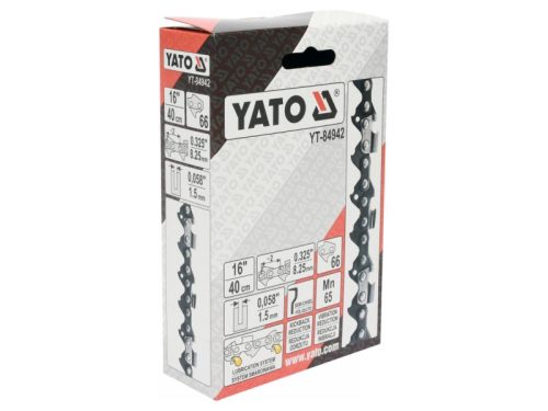 YATO Láncfűrész lánc 16" 0,325" 1,5 mm 66 szem