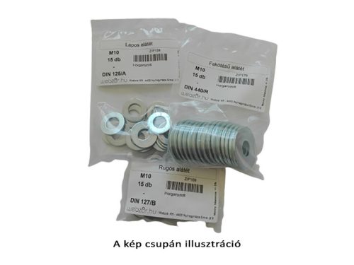 Fakötésű alátét DIN 440/R 100HV horganyzott M10 (30 db)