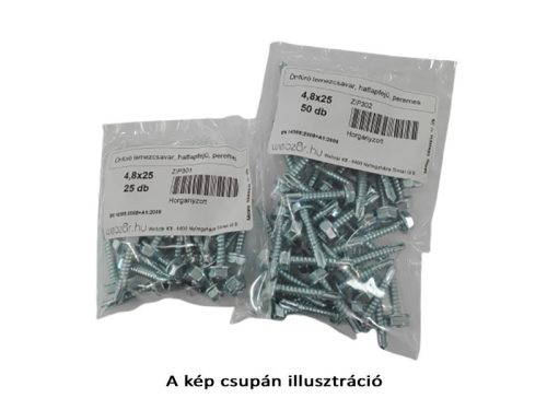 Önfúró lemezcsavar DIN 7504/K hatlapfejű peremes 4,2x38 (25 db)